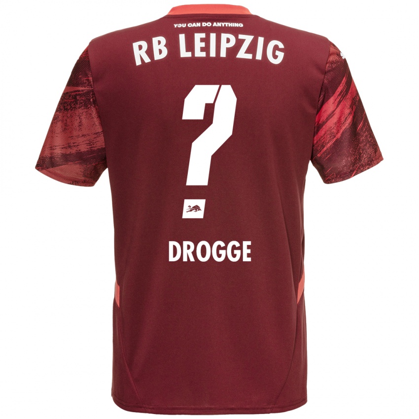 Niño Camiseta Lennert Drogge #0 Borgoña 2ª Equipación 2024/25 La Camisa