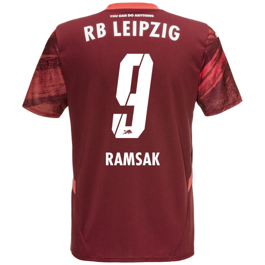 Niño Camiseta Robert Ramsak #9 Borgoña 2ª Equipación 2024/25 La Camisa