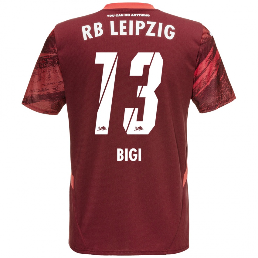 Niño Camiseta Samim Bigi #13 Borgoña 2ª Equipación 2024/25 La Camisa