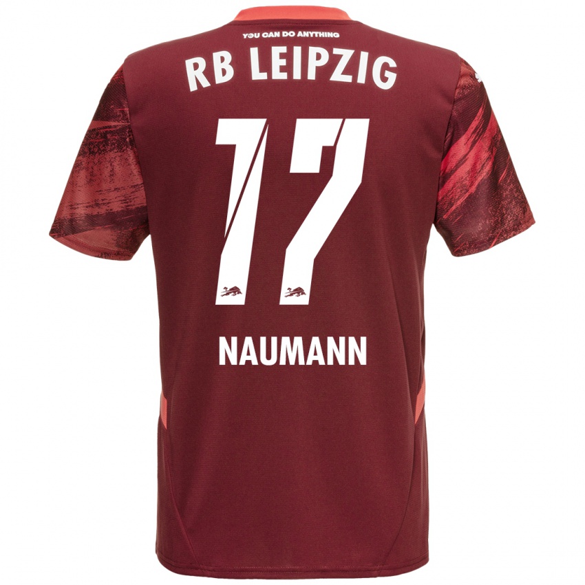 Niño Camiseta Carlos Naumann #17 Borgoña 2ª Equipación 2024/25 La Camisa