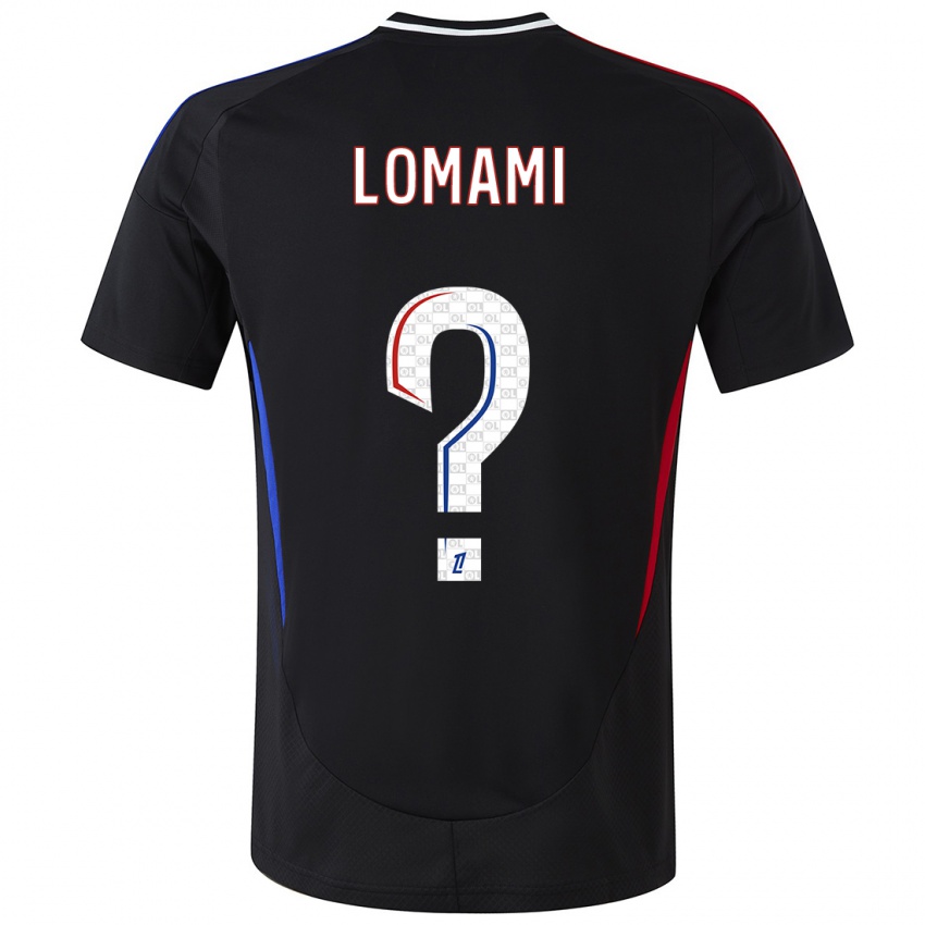 Niño Camiseta Irvyn Lomami #0 Negro 2ª Equipación 2024/25 La Camisa