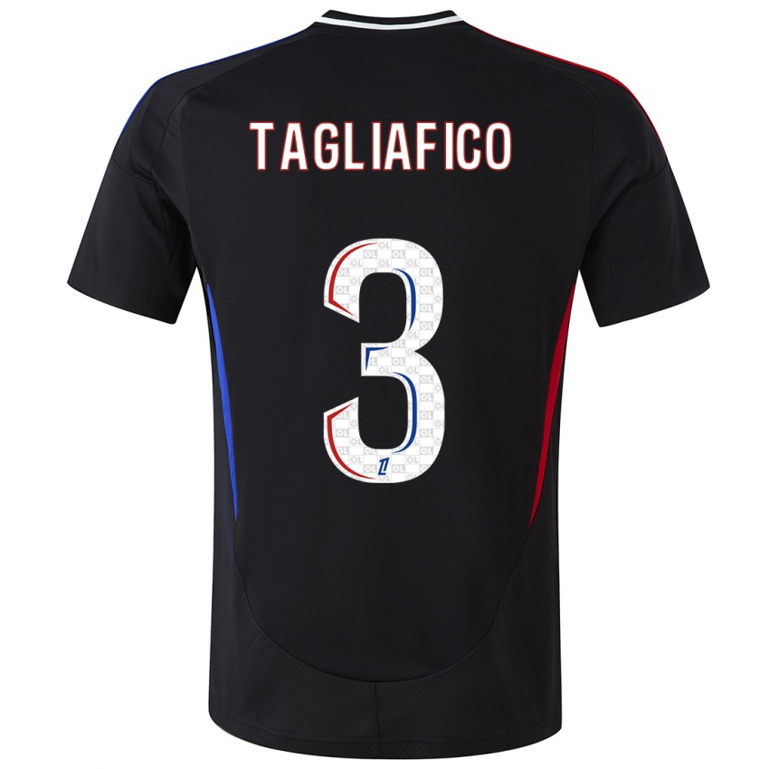 Niño Camiseta Nicolas Tagliafico #3 Negro 2ª Equipación 2024/25 La Camisa