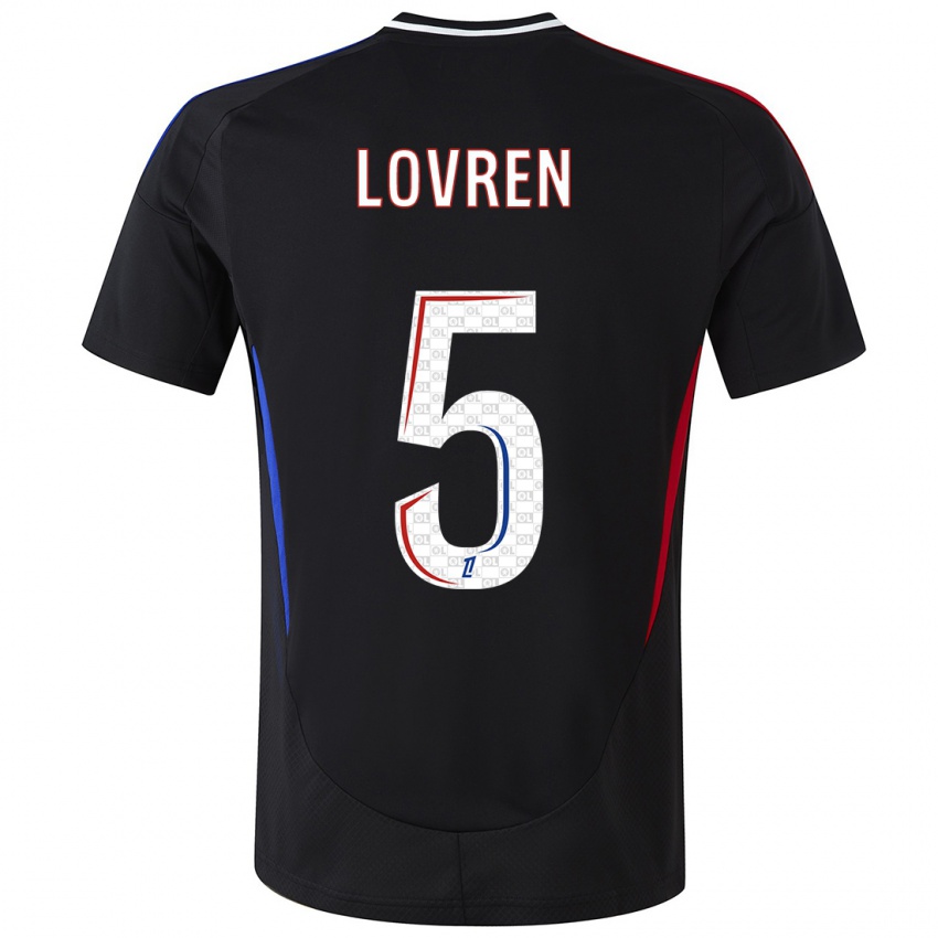 Niño Camiseta Dejan Lovren #5 Negro 2ª Equipación 2024/25 La Camisa