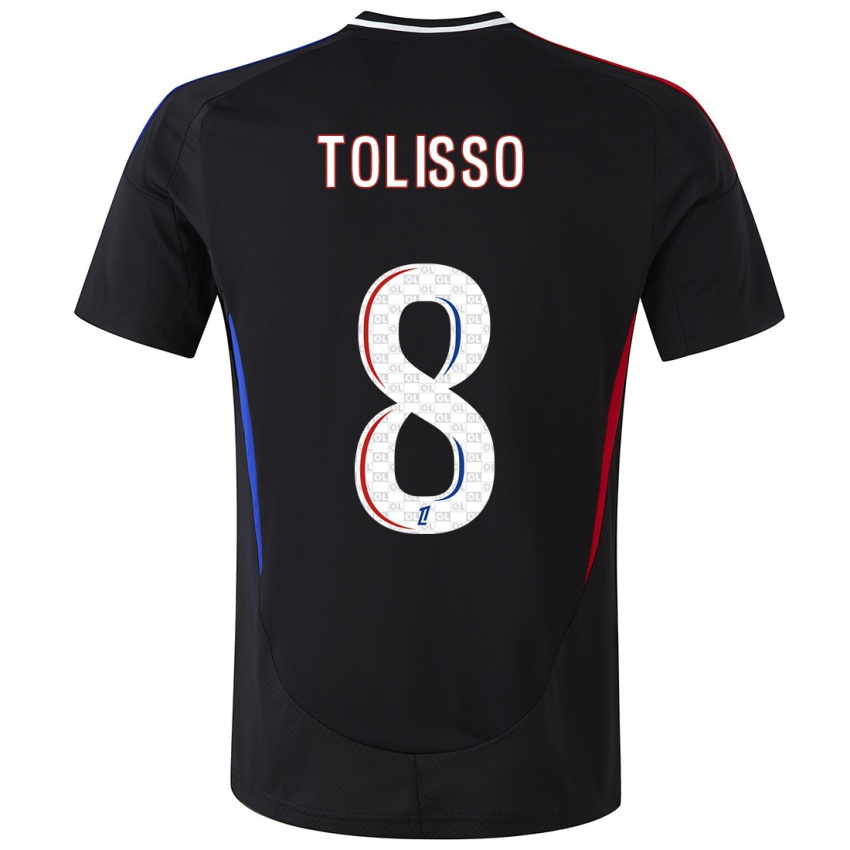 Niño Camiseta Corentin Tolisso #8 Negro 2ª Equipación 2024/25 La Camisa