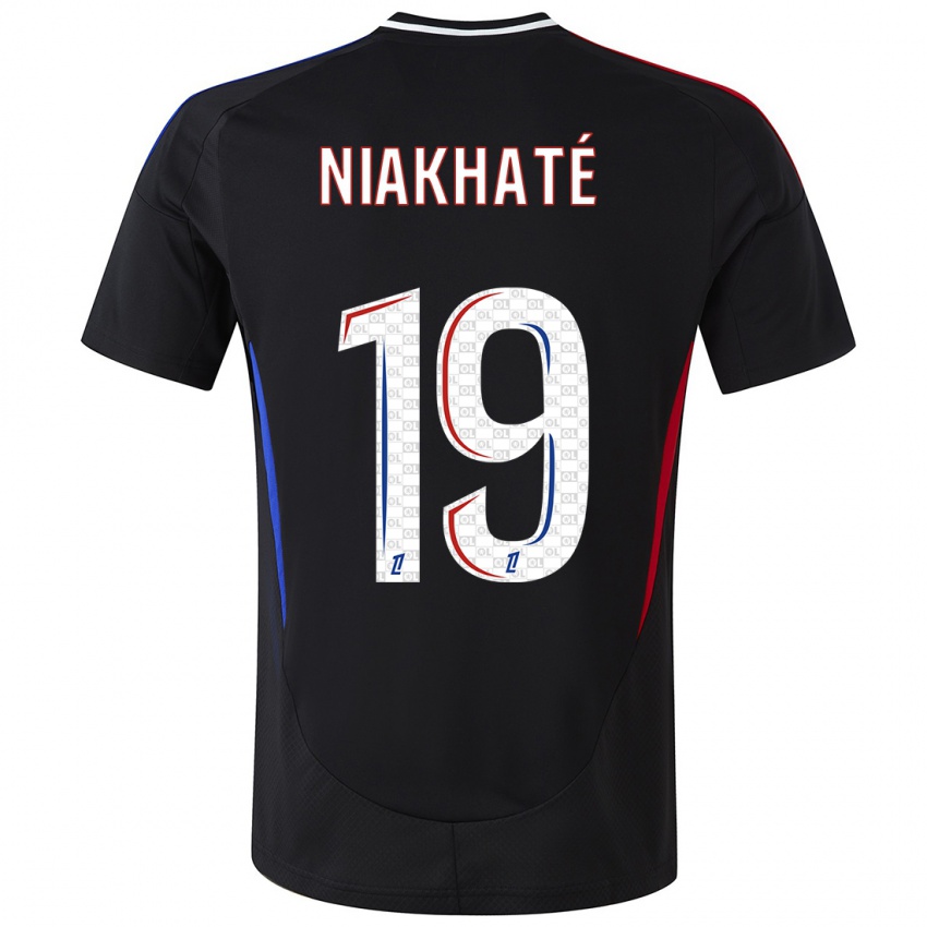 Niño Camiseta Moussa Niakhaté #19 Negro 2ª Equipación 2024/25 La Camisa