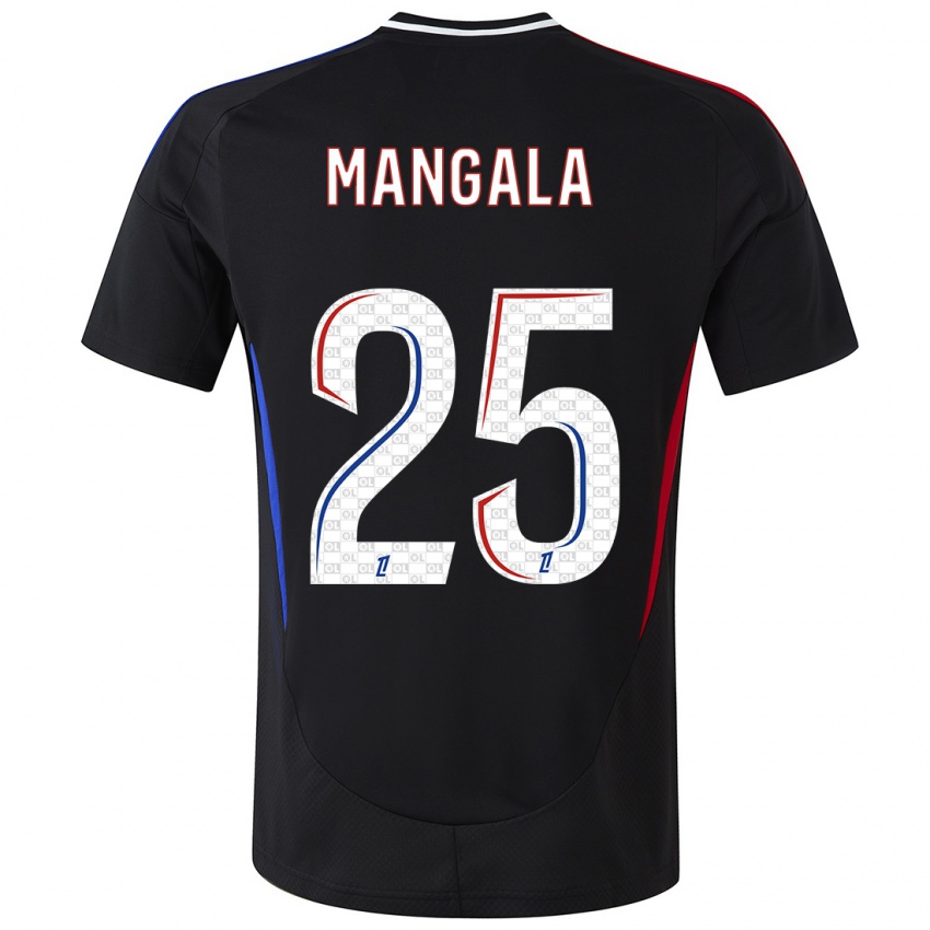 Niño Camiseta Orel Mangala #25 Negro 2ª Equipación 2024/25 La Camisa