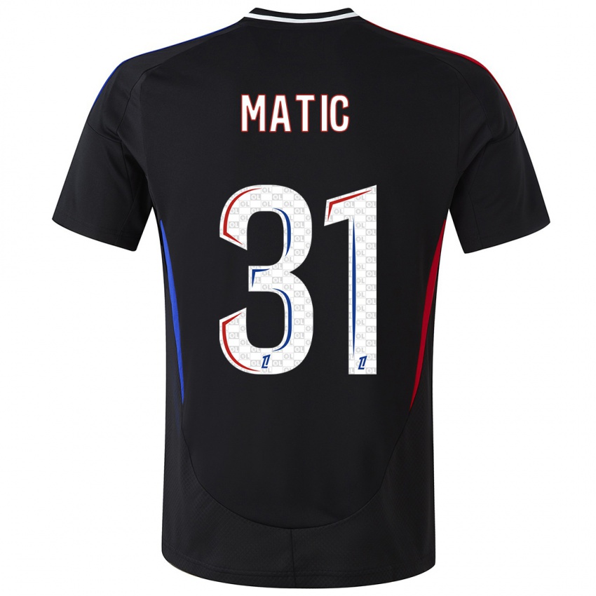 Niño Camiseta Nemanja Matic #31 Negro 2ª Equipación 2024/25 La Camisa