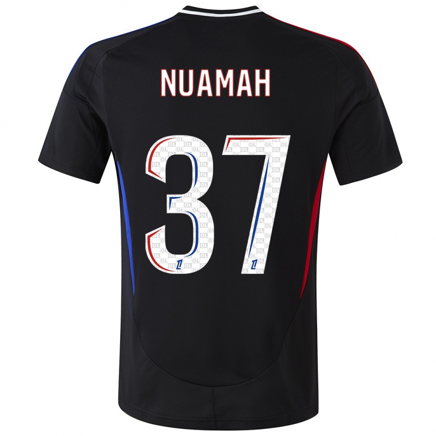 Niño Camiseta Ernest Nuamah #37 Negro 2ª Equipación 2024/25 La Camisa