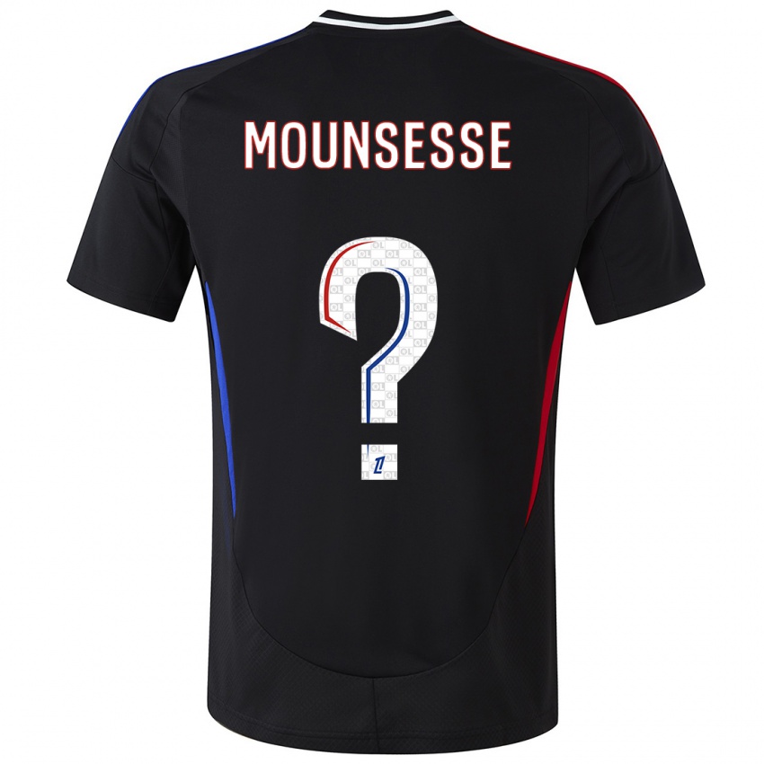 Niño Camiseta Jeremy Mounsesse #0 Negro 2ª Equipación 2024/25 La Camisa