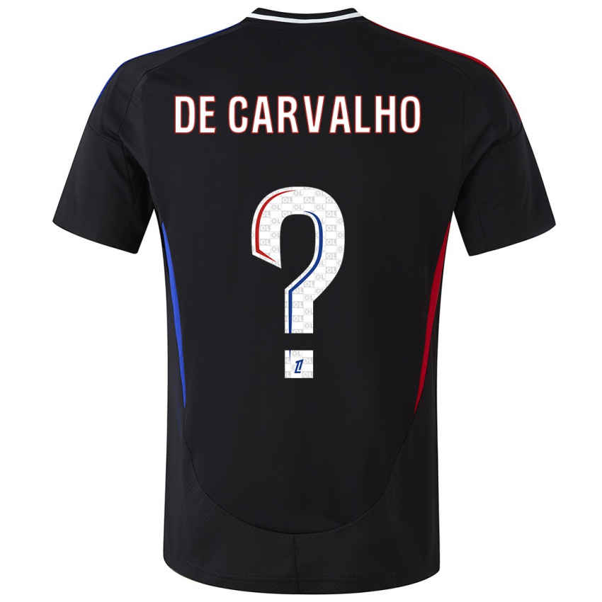 Niño Camiseta Mathys De Carvalho #0 Negro 2ª Equipación 2024/25 La Camisa