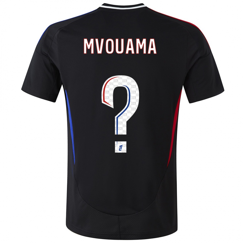 Niño Camiseta Olivier Mvouama #0 Negro 2ª Equipación 2024/25 La Camisa