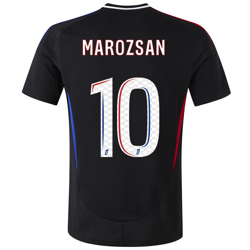 Niño Camiseta Dzsenifer Marozsan #10 Negro 2ª Equipación 2024/25 La Camisa