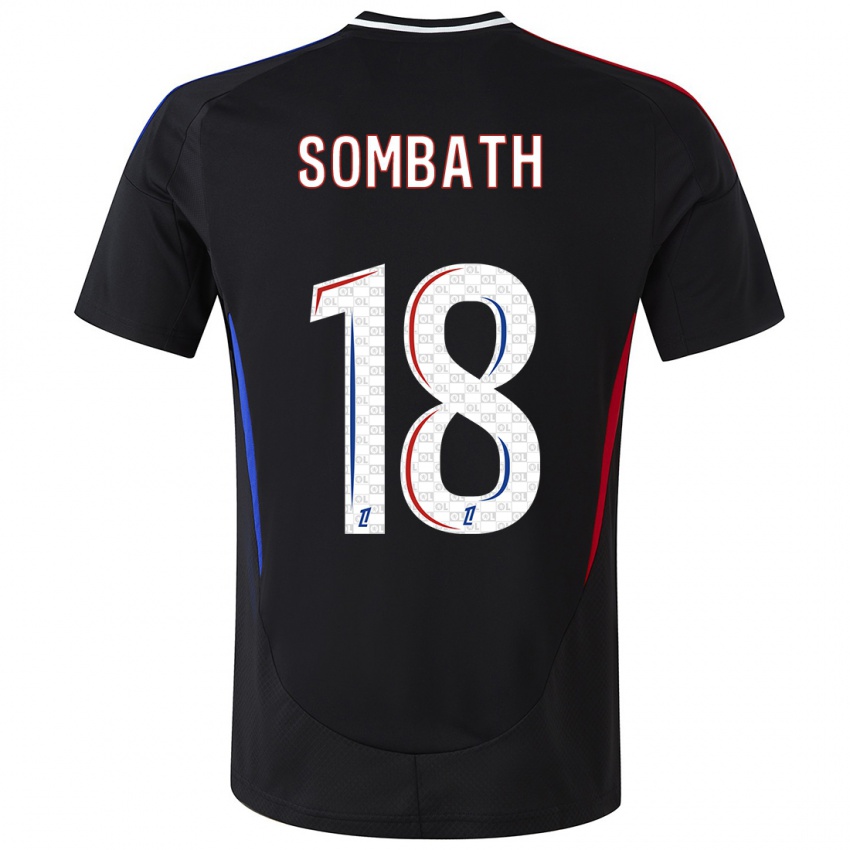 Niño Camiseta Alice Sombath #18 Negro 2ª Equipación 2024/25 La Camisa