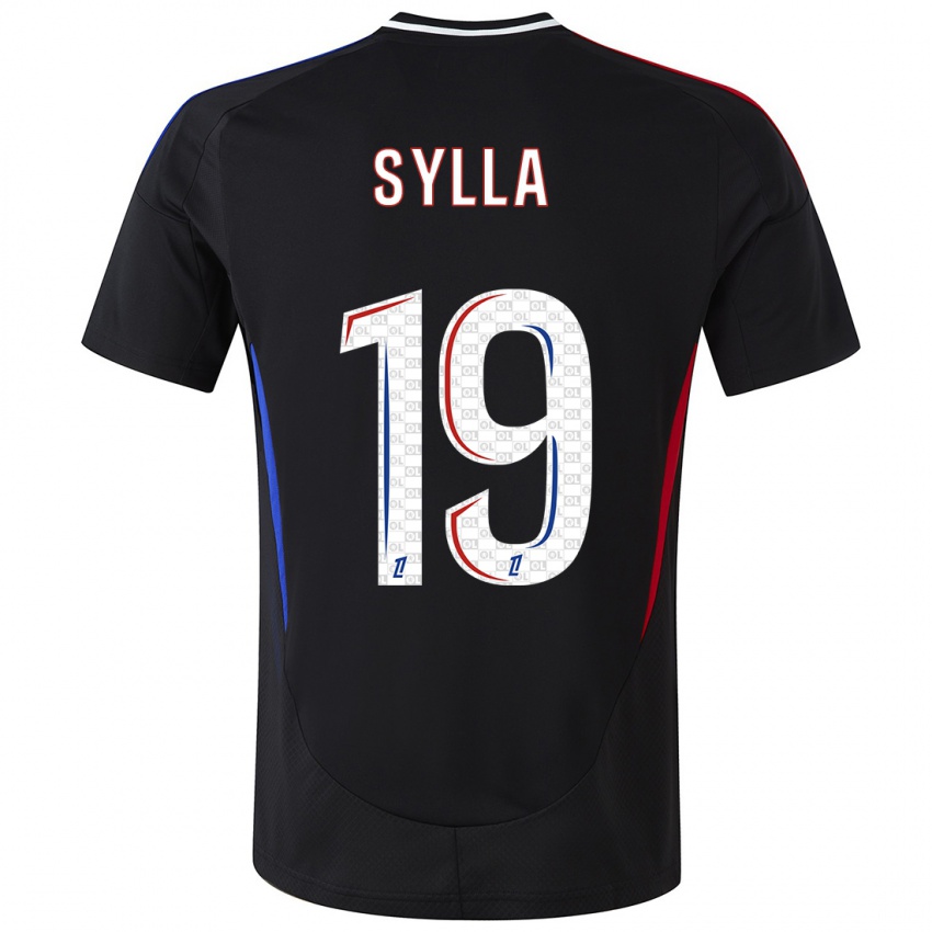 Niño Camiseta Kysha Sylla #19 Negro 2ª Equipación 2024/25 La Camisa