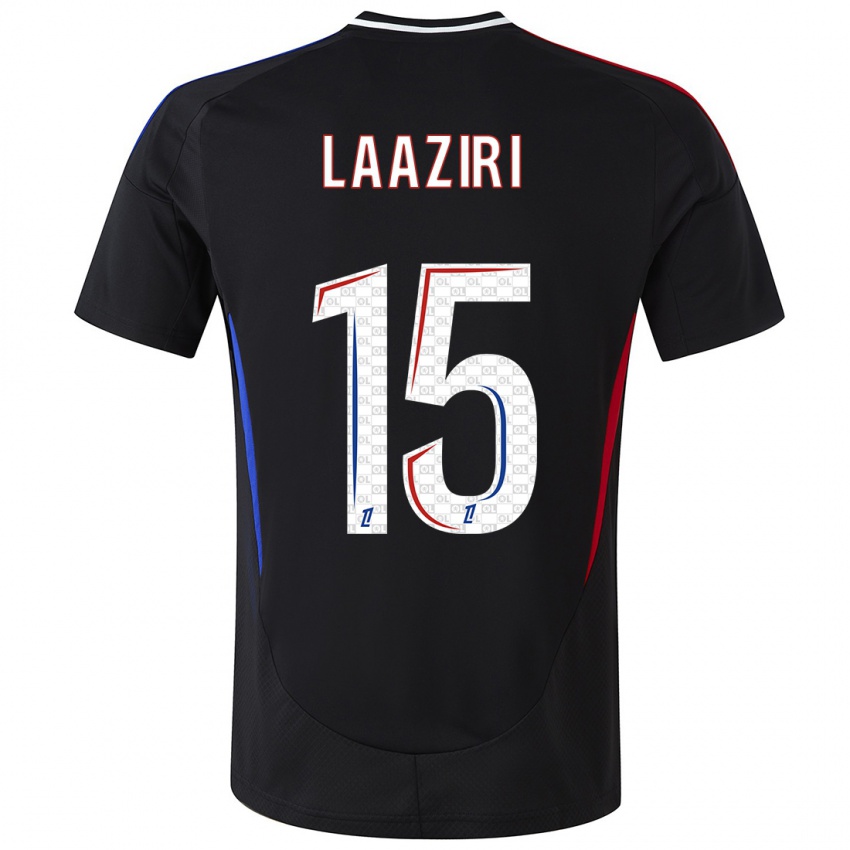 Niño Camiseta Achraf Laaziri #15 Negro 2ª Equipación 2024/25 La Camisa