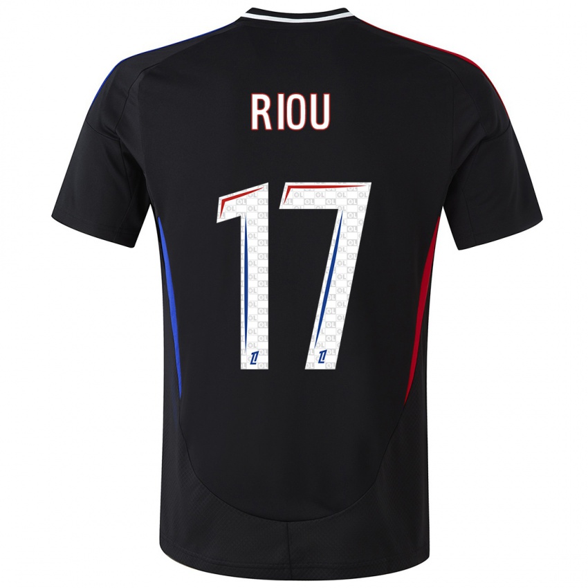 Niño Camiseta Remy Riou #17 Negro 2ª Equipación 2024/25 La Camisa