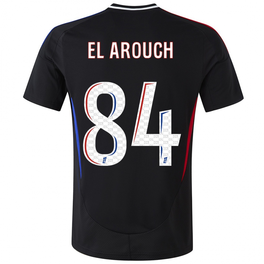 Niño Camiseta Mohamed El Arouch #84 Negro 2ª Equipación 2024/25 La Camisa