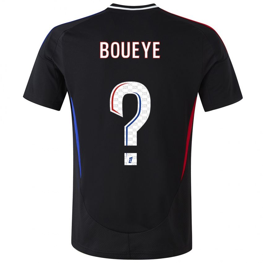 Niño Camiseta Philippe Boueye #0 Negro 2ª Equipación 2024/25 La Camisa