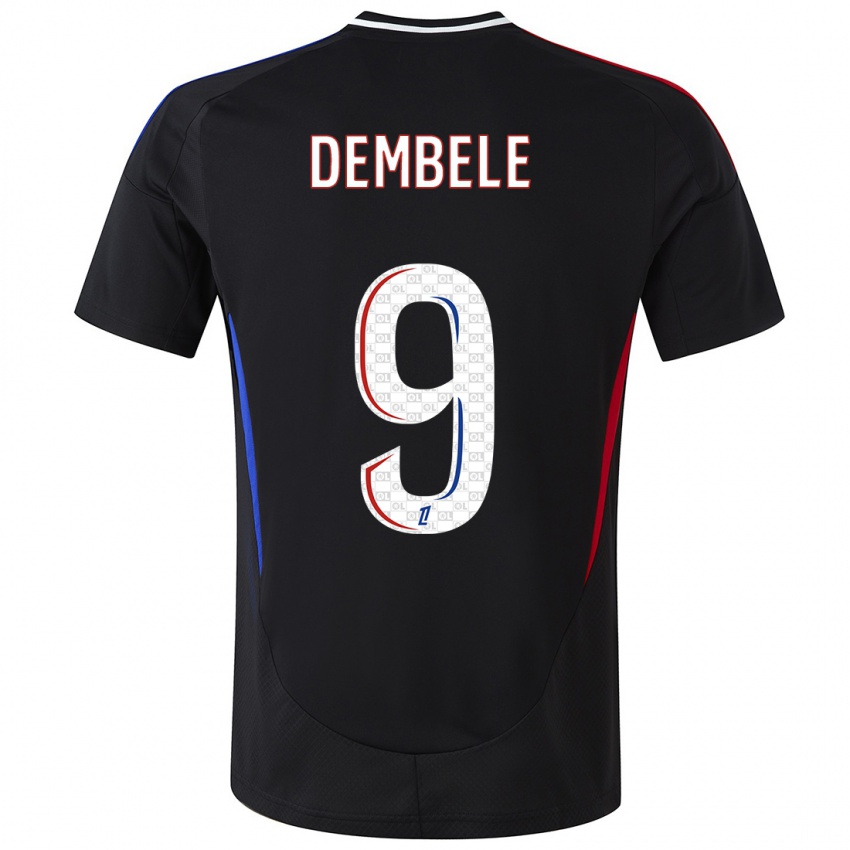 Niño Camiseta Moussa Dembele #9 Negro 2ª Equipación 2024/25 La Camisa