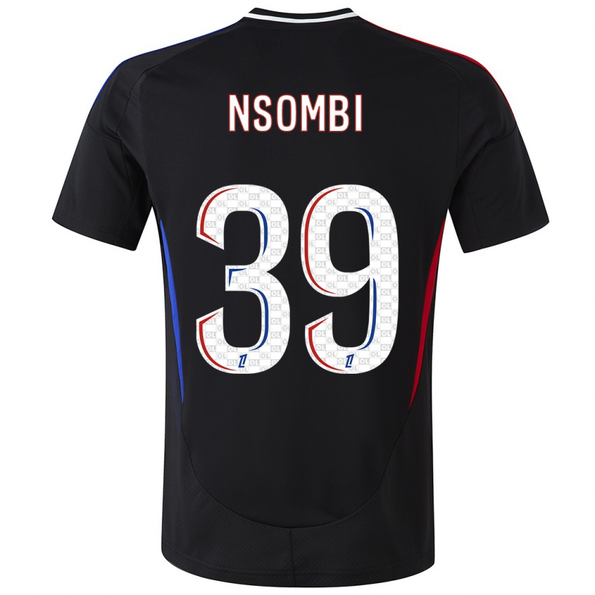 Niño Camiseta Gael Nsombi #39 Negro 2ª Equipación 2024/25 La Camisa