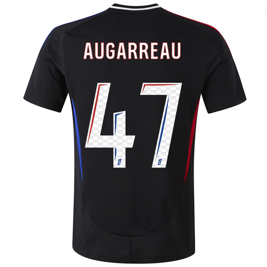 Niño Camiseta Sofiane Augarreau #47 Negro 2ª Equipación 2024/25 La Camisa