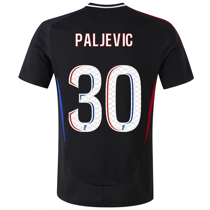 Niño Camiseta Alyssia Paljevic #30 Negro 2ª Equipación 2024/25 La Camisa