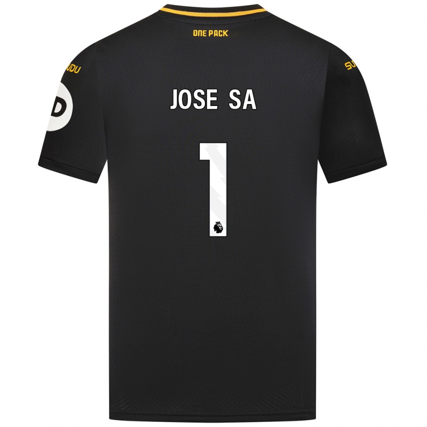 Niño Camiseta Jose Sa #1 Negro 2ª Equipación 2024/25 La Camisa