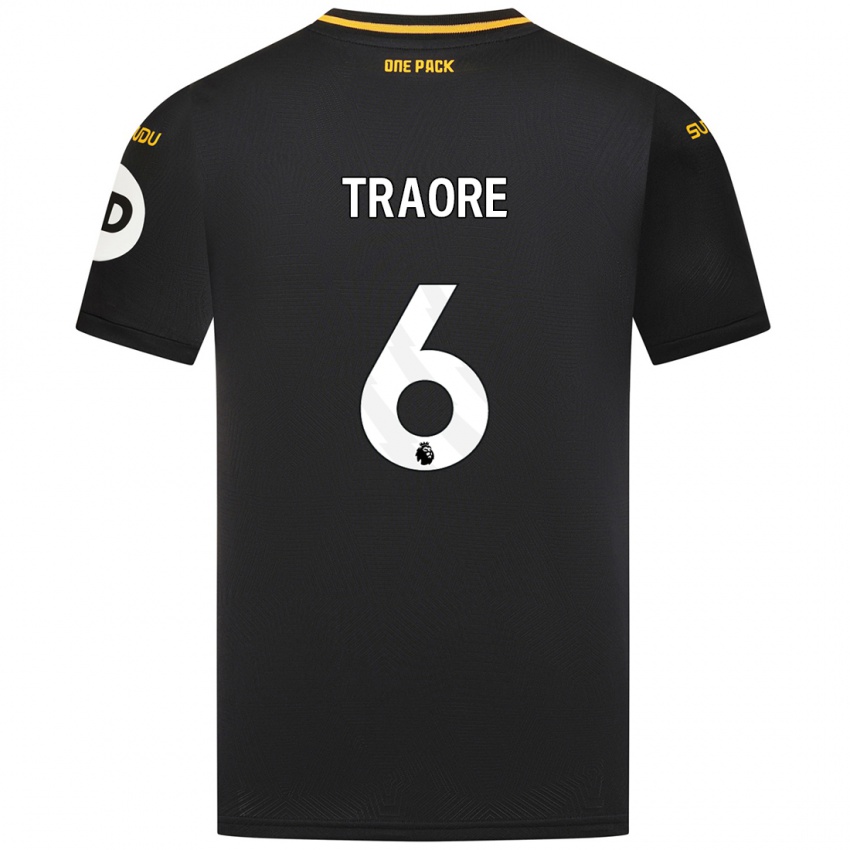 Niño Camiseta Boubacar Traoré #6 Negro 2ª Equipación 2024/25 La Camisa