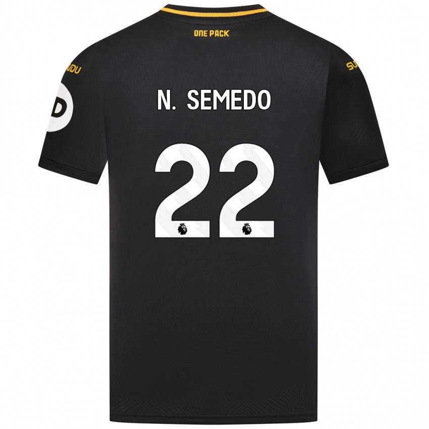 Niño Camiseta Nelson Semedo #22 Negro 2ª Equipación 2024/25 La Camisa