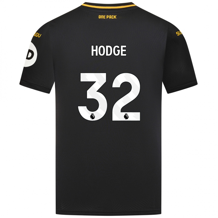 Niño Camiseta Joe Hodge #32 Negro 2ª Equipación 2024/25 La Camisa