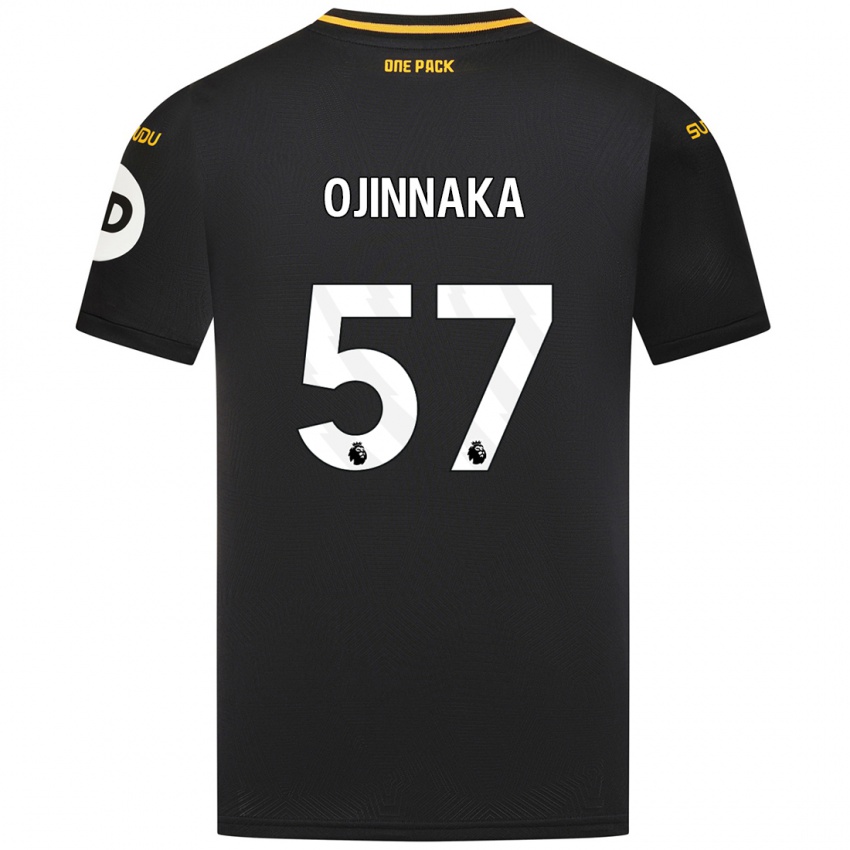 Niño Camiseta Temple Ojinnaka #57 Negro 2ª Equipación 2024/25 La Camisa