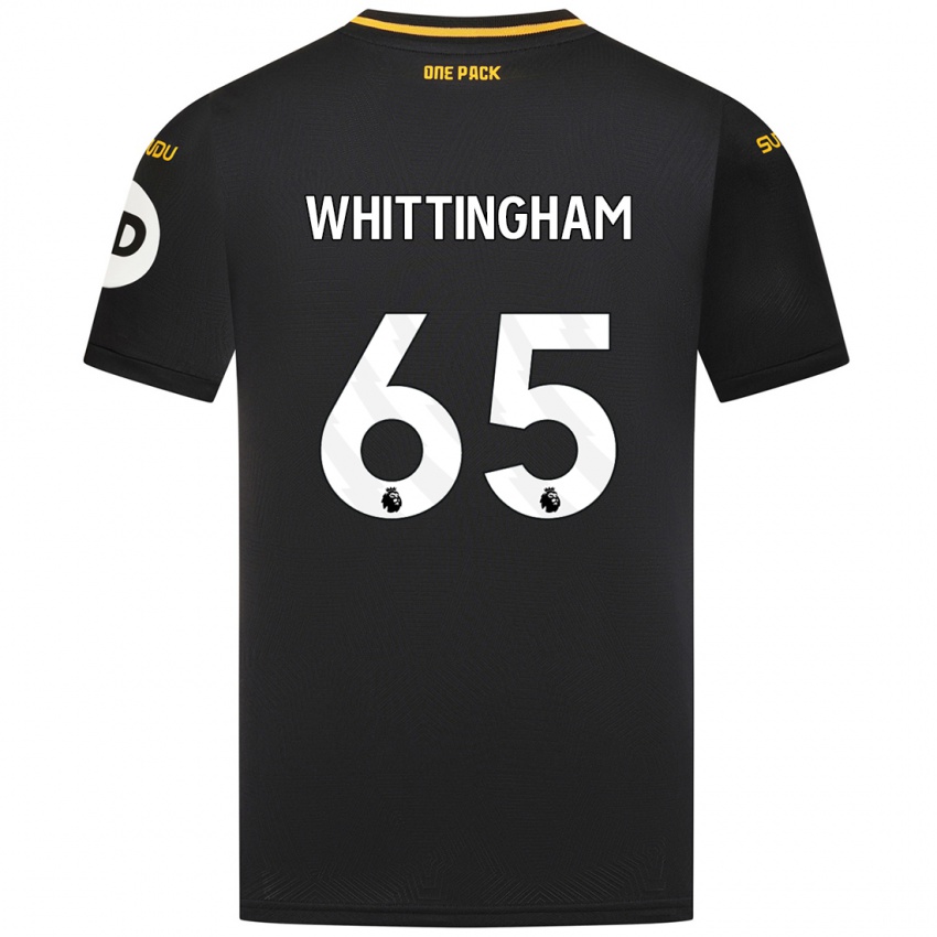 Niño Camiseta Matthew Whittingham #65 Negro 2ª Equipación 2024/25 La Camisa