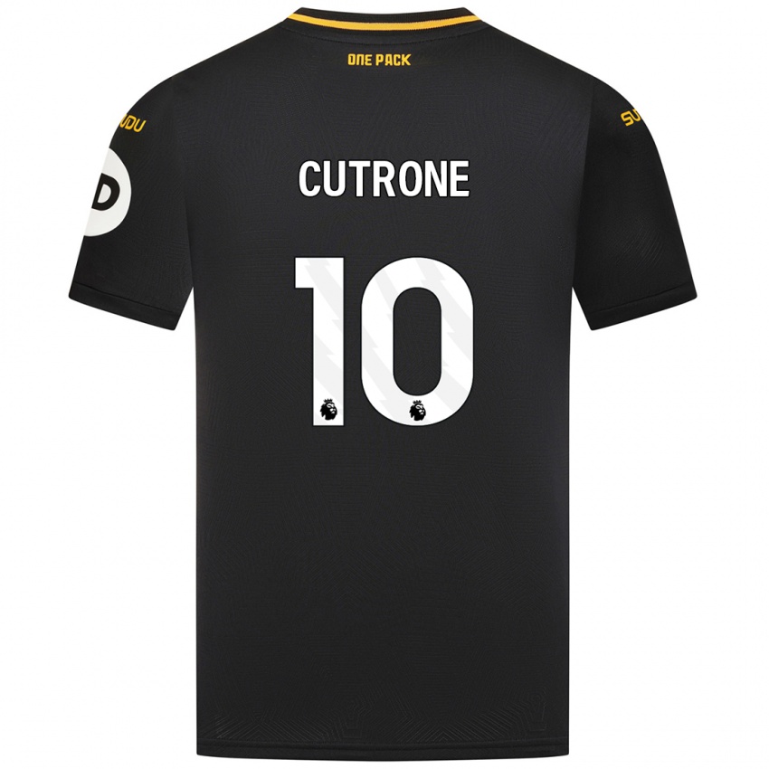 Niño Camiseta Patrick Cutrone #10 Negro 2ª Equipación 2024/25 La Camisa