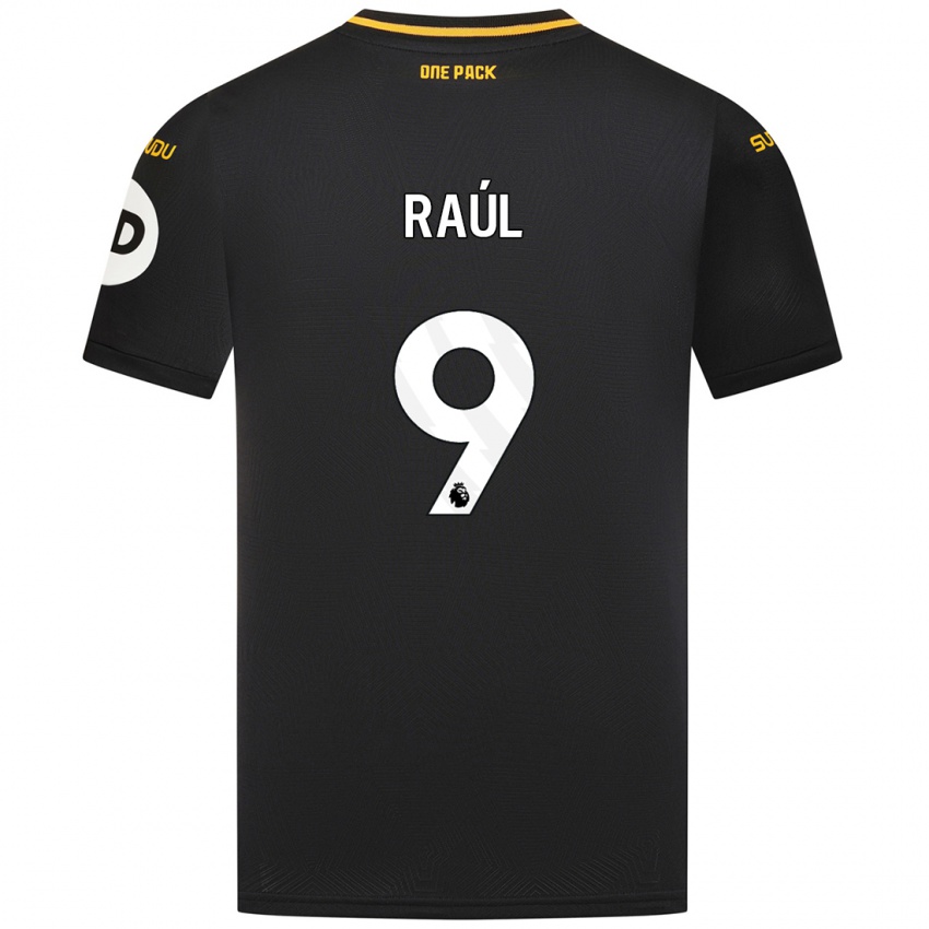 Niño Camiseta Raul Jimenez #9 Negro 2ª Equipación 2024/25 La Camisa