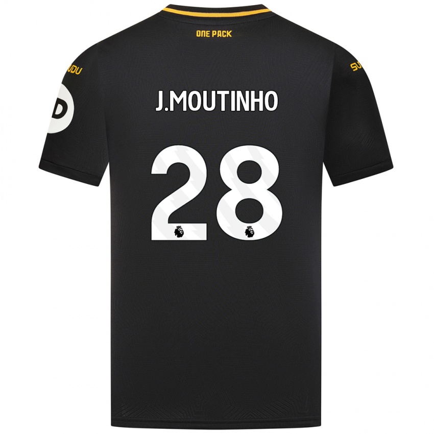 Niño Camiseta Joao Moutinho #28 Negro 2ª Equipación 2024/25 La Camisa