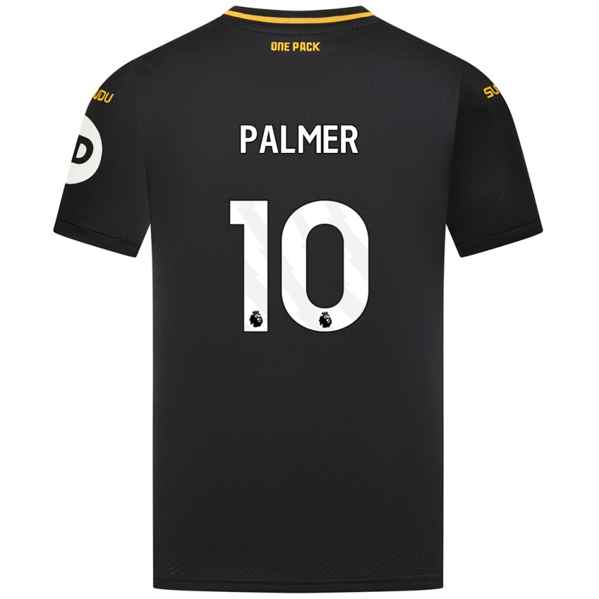 Niño Camiseta Jamila Palmer #10 Negro 2ª Equipación 2024/25 La Camisa