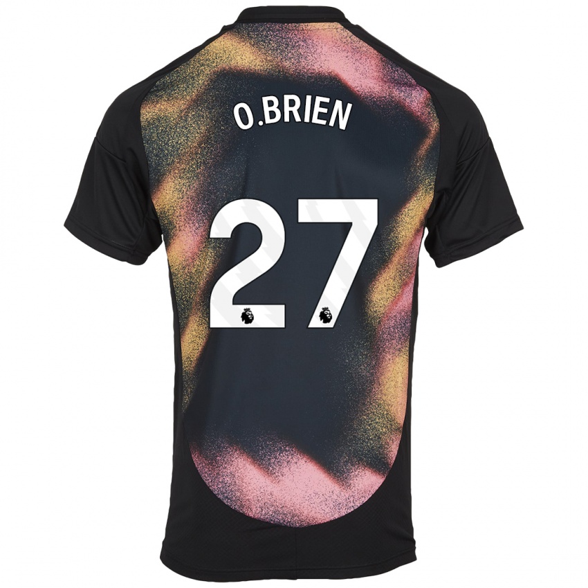 Niño Camiseta Shannon O.brien #27 Negro Blanco 2ª Equipación 2024/25 La Camisa