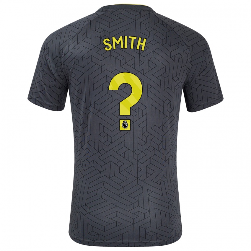 Niño Camiseta Odin Samuels-Smith #0 Negro Amarillo 2ª Equipación 2024/25 La Camisa