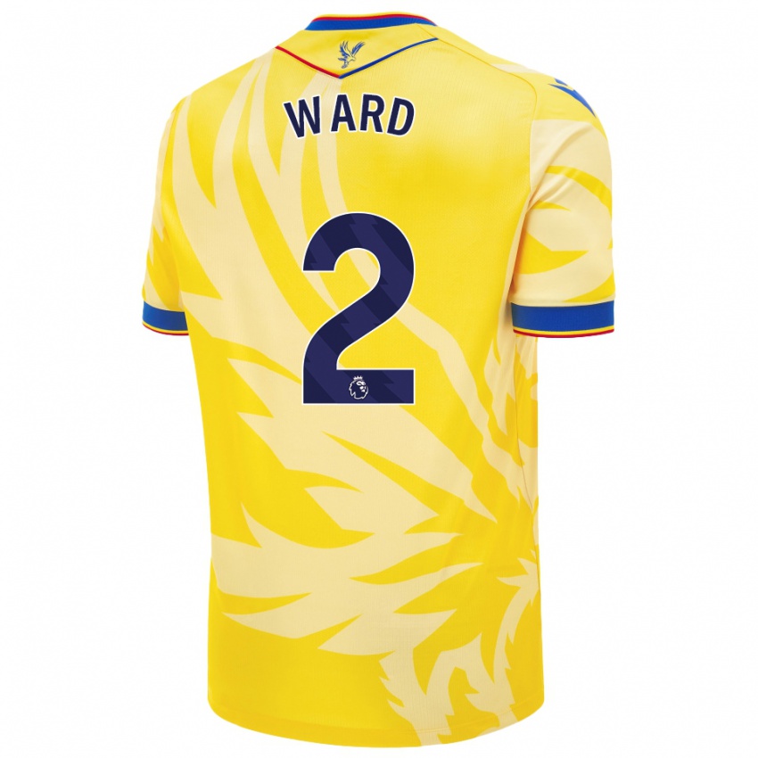 Niño Camiseta Joel Ward #2 Amarillo 2ª Equipación 2024/25 La Camisa