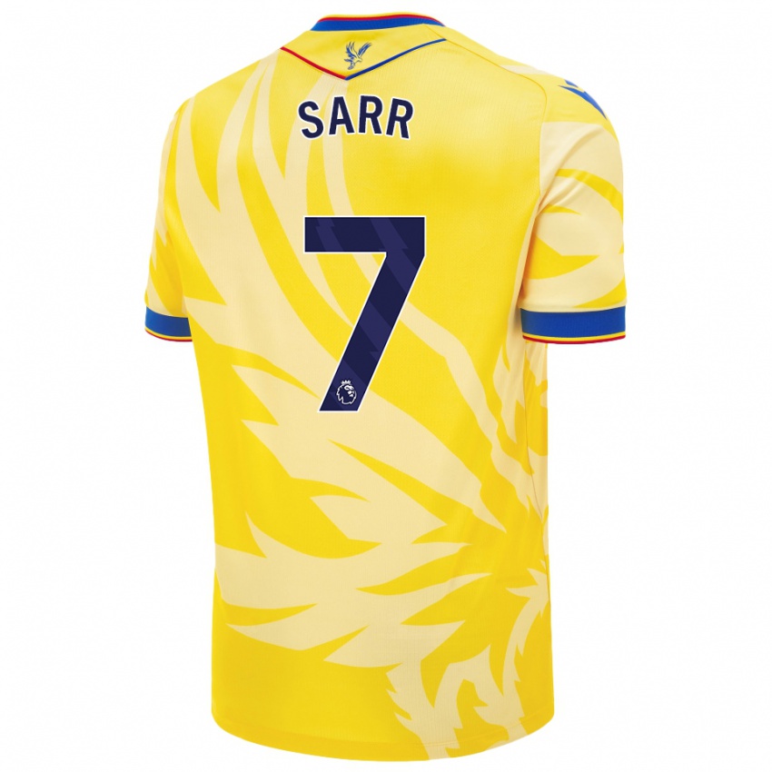 Niño Camiseta Ismaïla Sarr #7 Amarillo 2ª Equipación 2024/25 La Camisa