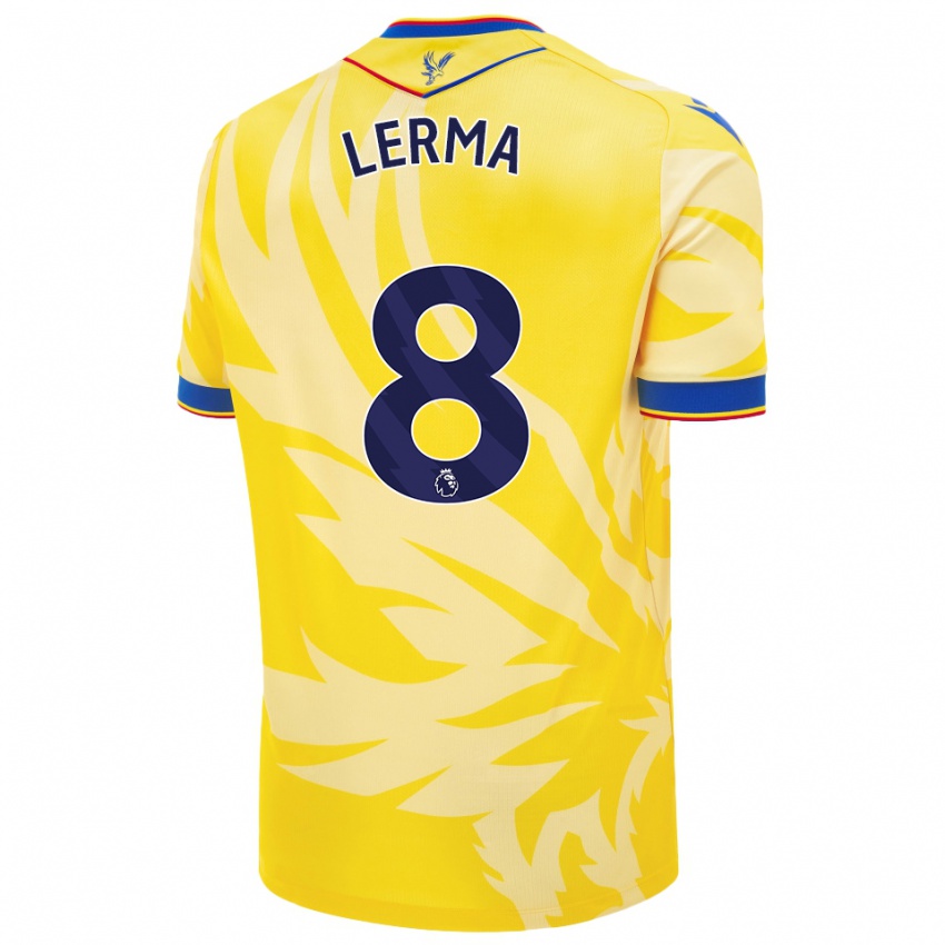 Niño Camiseta Jefferson Lerma #8 Amarillo 2ª Equipación 2024/25 La Camisa