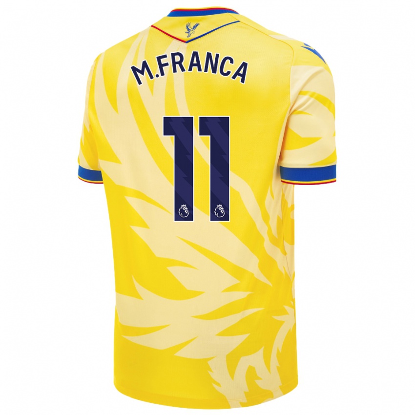 Niño Camiseta Matheus França #11 Amarillo 2ª Equipación 2024/25 La Camisa