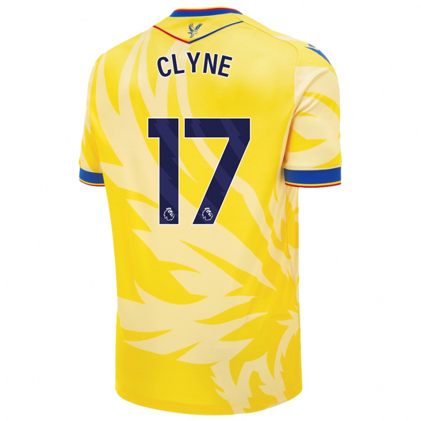 Niño Camiseta Nathaniel Clyne #17 Amarillo 2ª Equipación 2024/25 La Camisa