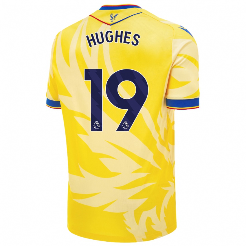 Niño Camiseta Will Hughes #19 Amarillo 2ª Equipación 2024/25 La Camisa