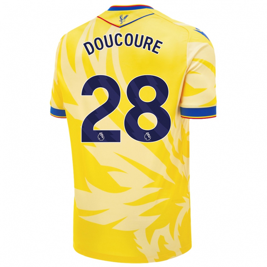 Niño Camiseta Cheick Doucouré #28 Amarillo 2ª Equipación 2024/25 La Camisa