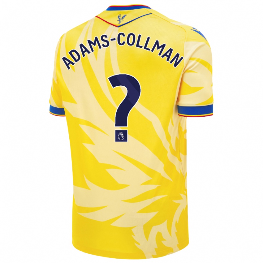 Niño Camiseta Kai-Reece Adams-Collman #0 Amarillo 2ª Equipación 2024/25 La Camisa