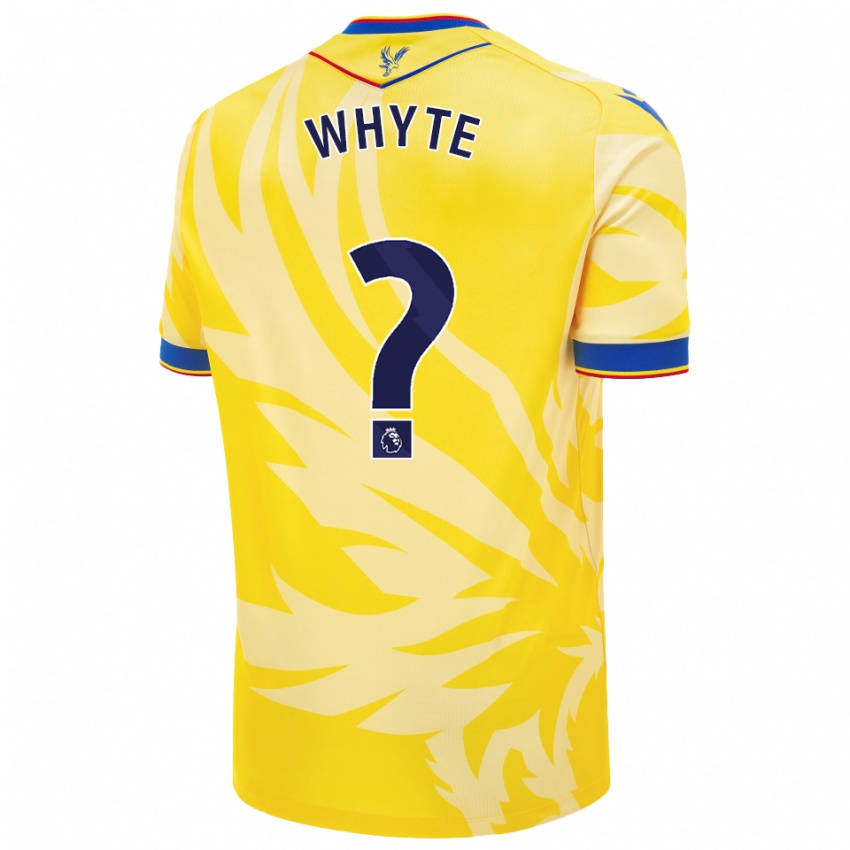 Niño Camiseta Tyler Whyte #0 Amarillo 2ª Equipación 2024/25 La Camisa