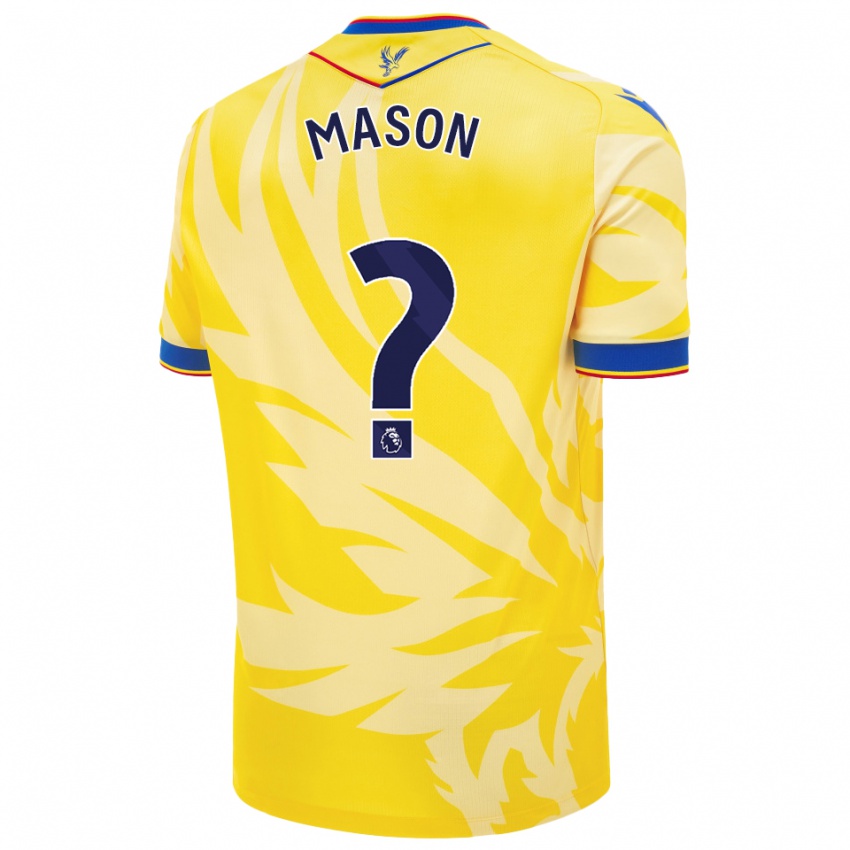 Niño Camiseta Jack Mason #0 Amarillo 2ª Equipación 2024/25 La Camisa