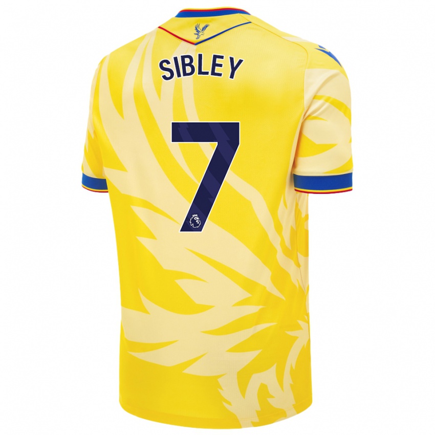 Niño Camiseta Isabella Sibley #7 Amarillo 2ª Equipación 2024/25 La Camisa