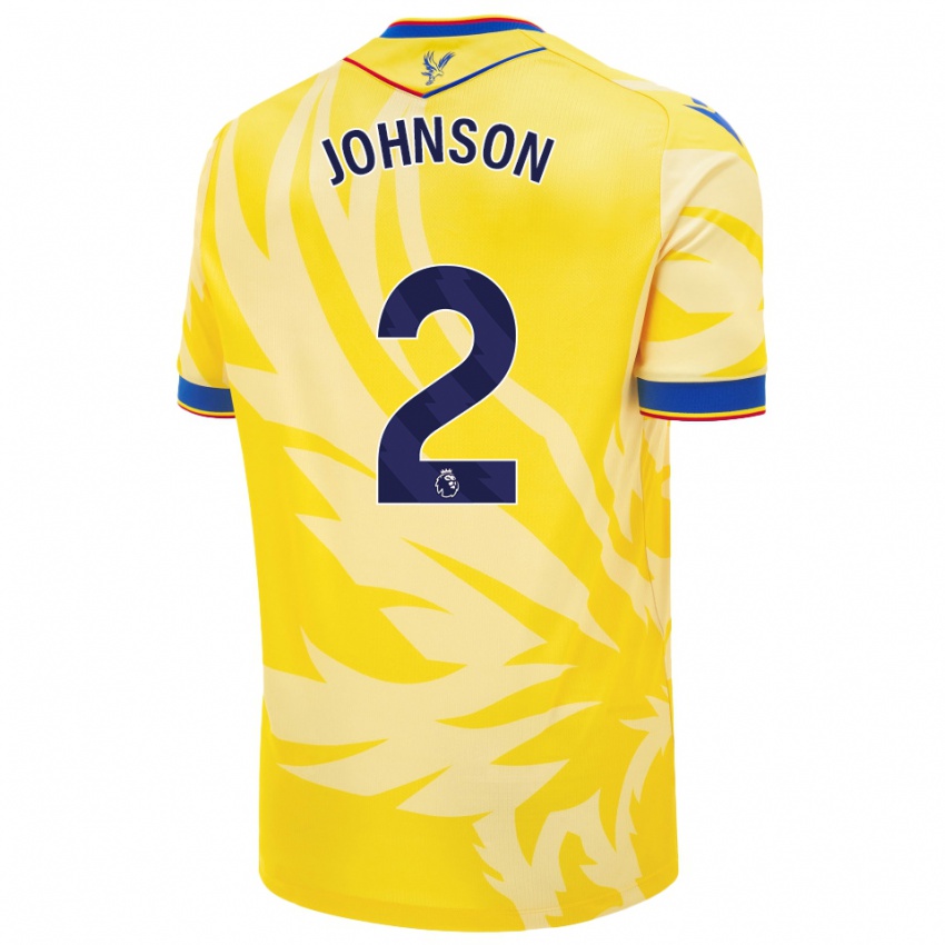 Niño Camiseta Annabel Johnson #2 Amarillo 2ª Equipación 2024/25 La Camisa